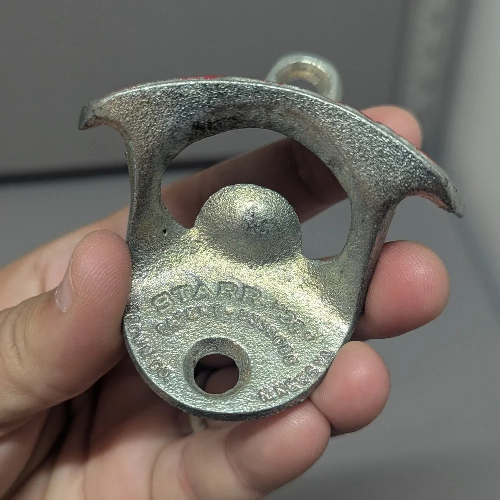 VTG Coca-Cola Starr X Wall Mount Metal Bottle Opener Germany 2333088 Collectible